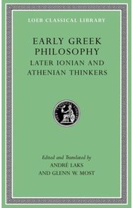 Early Greek Philosophy, Volume III l Library 526