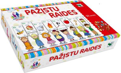 Margarita Jurevičienė, Toma Jokubaitienė - Pažįstu raides. 33 kortelių rinkinys - 000000000002172704