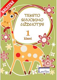 Teksto suvokimo užduotys 1 klasei