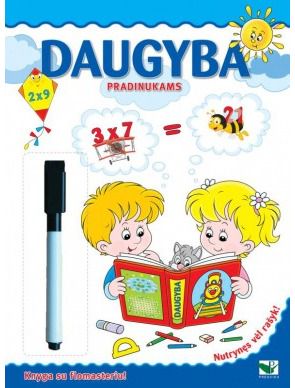  - Daugyba pradinukams. Nutrynęs vėl rašyk! (su flomasteriu) - 000000000002173636