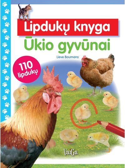 Lieve Boumans - Ūkio gyvūnai. Lipdukų knyga - 000000000002176900