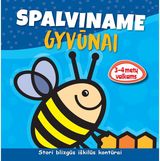  - Spalviname. Gyvūnai. Stori blizgūs iškilūs kontūrai - 000000000002177305