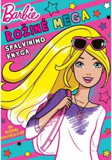  - Barbė. Rožinė mega spalvinimo knyga - 000000000002177768