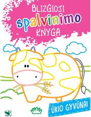 Blizgioji spalvinimo knyga. Ūkio gyvūnai