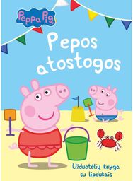 Peppa Pig. Pepos atostogos. Užduotėlių knyga su lipdukais