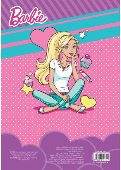  - Barbie. Spalvinimo knygelė - 000000000002181063