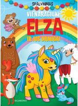 - Vienaragiukė Elza ir jos draugai. Spalvinimas - 000000000002181186