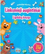 Judančios akytės. Linksmieji augintiniai. Lipdukų knyga