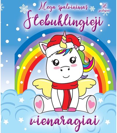  - Stebuklingieji vienaragiai. Mega spalvinimas - 000000000002181825