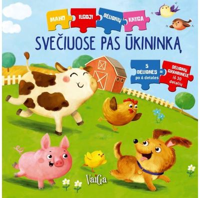  - Svečiuose pas ūkininką. Dėlionių knyga - 000000000002182285