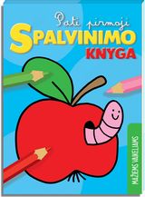 - Pati pirmoji spalvinimo knyga. Mėlyna - 000000000002182788