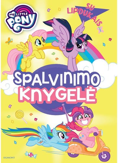  - Poniai. Spalvinimas su lipdukais - 000000000002182915