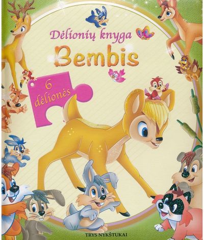  - Dėlionių knyga. Bembis - 000000000002183225