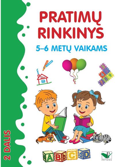 - Pratimų rinkinys 5-6 metų vaikams. 2 dalis - 000000000002183333
