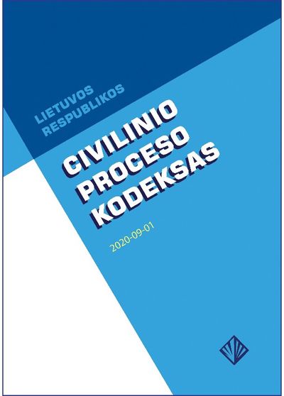  - Lietuvos Respublikos civilinio proceso kodeksas - 000000000002184763