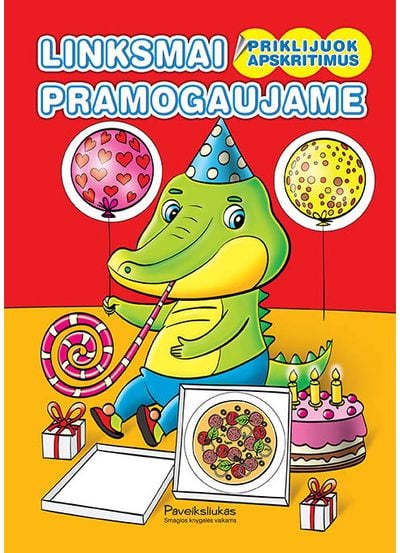  - Linksmai pramogaujame. Spalvinimo knygelė - 000000000002185546
