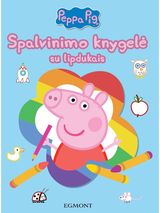 - Peppa. Spalvinimas su lipdukais - 000000000002186016