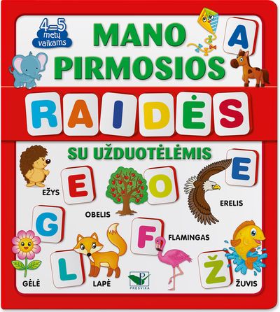 - Mano pirmosios raidės su užduotėlėmis 4-5 m. vaikams. Knyga su 64 putplasčio kor telėmis - 000000000002186083