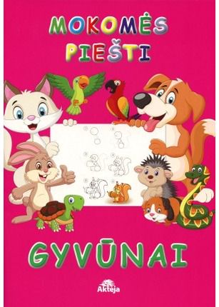  - Mokomės piešti. Gyvūnai - 000000000002186317