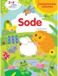 Lavinamosios užduotys 3-4 metų vaikams. Sode