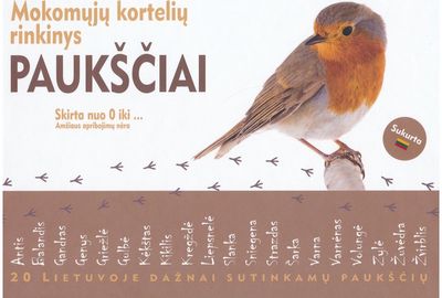 - Paukščiai. Mokomųjų kortelių rinkinys - 000000000002186513
