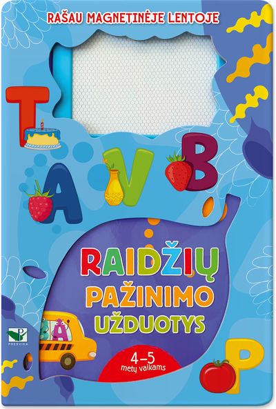  - Rašau magnetinėje lentoje. Raidžių pažinimo užduotys. 4-5 m. vaikams - 000000000002187010