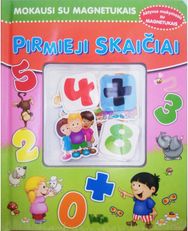 Mokausi su magnetais. Pirmieji skaičiai