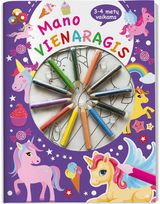  - Mano vienaragis. 3-4 metų vaikams. Su 12 pieštukų - 000000000002187747