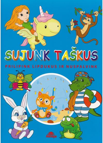 - Sujunk taškus, prilipink lipdukus ir nuspalvink - 000000000002187772