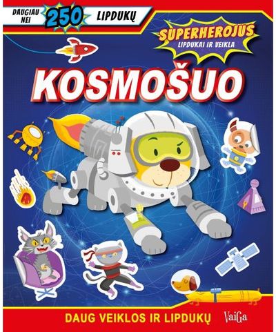  - Kosmošuo. Superherojus. Su lipdukais - 000000000002187958