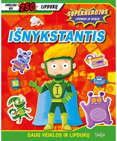  - Išnykstantis. Superherojus. Su lipdukais - 000000000002187959