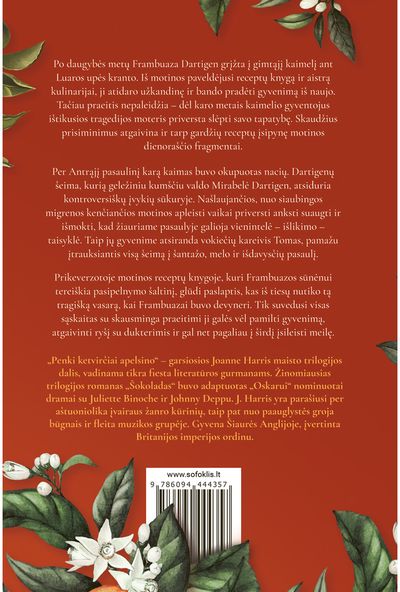 Joanne Harris - Penki ketvirčiai apelsino - 000000000002187967