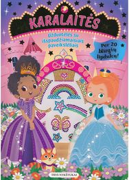 Karalaitės. Užduotėlės su išspaudžiamaisiais paveikslėliais