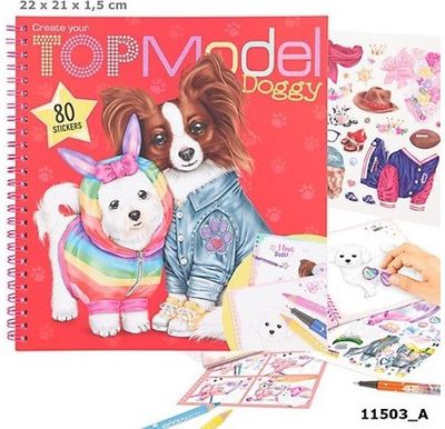 Depeche Vertrieb GmbH - Top Model. Spalvinimo knygelė. Sukurkite savo šuniuką - 000000000002188476