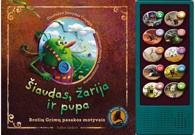 Broliai Grimai - Šiaudas, žarija ir pupa. Garsinė pasaka - 000000000002188691