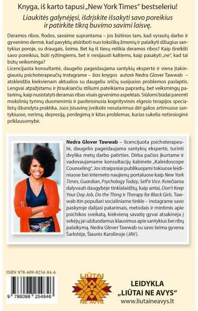 Nedra Glover Tawwab - Nusistatyk ribas, atrask ramybę: patarimai, kaip susigrąžinti savo tikrąjį aš - 000000000002189235