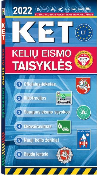 LR Vyriausybė - Kelių eismo taisyklės 2022 m - 000000000002189472