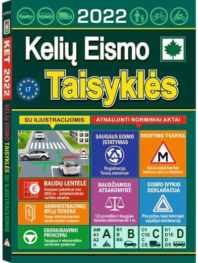 LR Vyriausybė - Kelių eismo taisyklės su iliustracijomis 2022 m - 000000000002189473