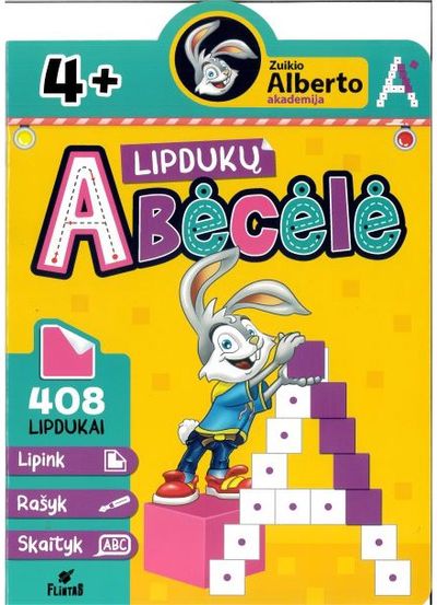  - Zuikio Alberto akademija. Lipdukų abėcėlė - 000000000002189993