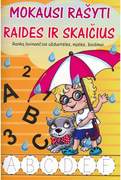  - Mokausi rašyti raides ir skaičius - 000000000002190231