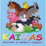 - KAIMAS spalvinukai su mįslėmis ir lipdukais - 000000000002190319
