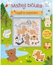 Mažieji bičiuliai. Knygelė su magnetukais