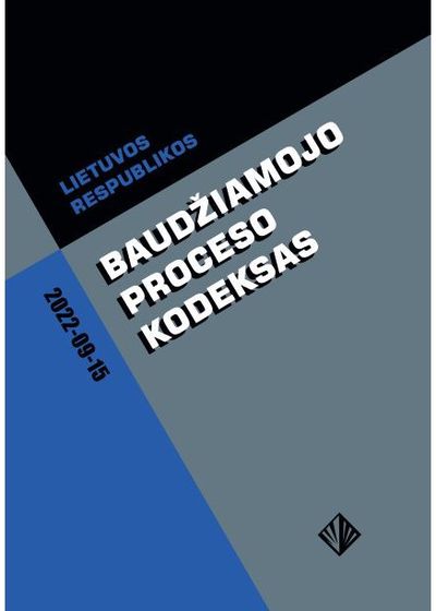 - Lietuvos Respublikos baudžiamojo proceso kodeksas - 000000000002190355