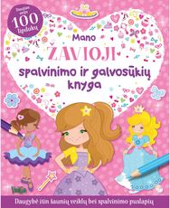 Mano žavioji spalvinimo ir galvosūkių knyga