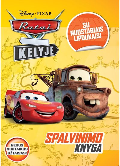  - Ratai. Kelyje. Spalvinimo knyga su lipdukais - 000000000002191350