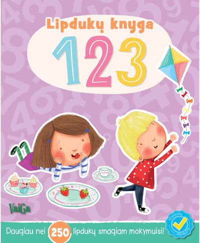 Lipdukų knyga 123