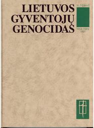 Lietuvos gyventojų genocidas VI tomas, 1954–1989, 1991