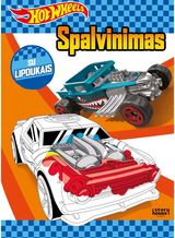 Hot Wheels.Spalvinimas su lipdukais