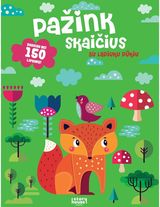 Pažink skaičius. Užduotėlės su lipdukais