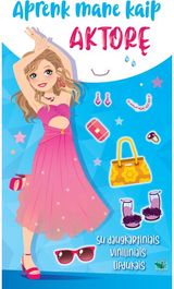 Aprenk mane kaip aktorę. Su daugkartiniais viniliniais lipdukais